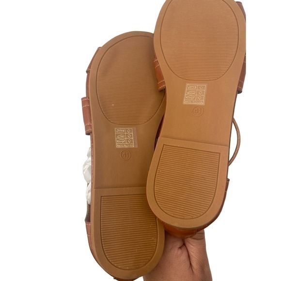 Yasirun Brown Cutout Gladiator Sandal - Women‎ Size 41 - Picture 3 of 8